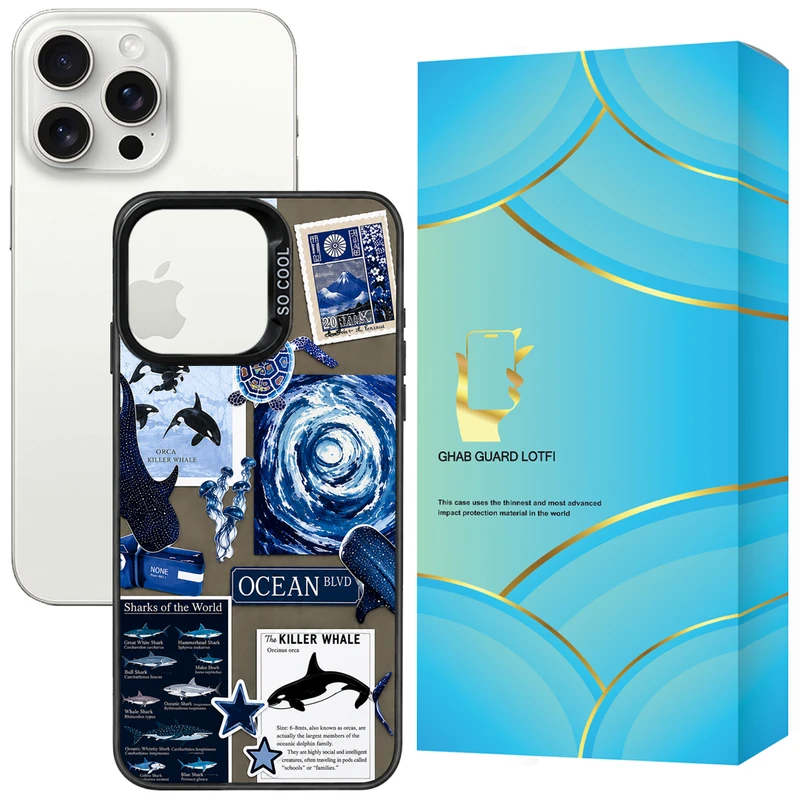 کاور قاب گارد لطفی مدل SOCOCEN مناسب برای گوشی موبایل اپل iPhone 15 Pro Max