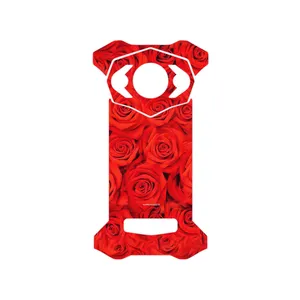 MAHOOT Red_Flower Cover Sticker for Doogee S98 Pro