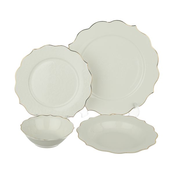 سرویس غذاخوری 24 پارچه پینک اند مور مدل 2518 سرویس غذاخوری 24 پارچه پینک اند مور مدل 2518