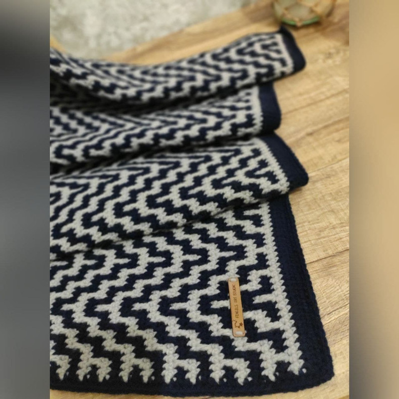 شال مبل مدل موزاییکی 007 سایز 105x95 سانتی متر