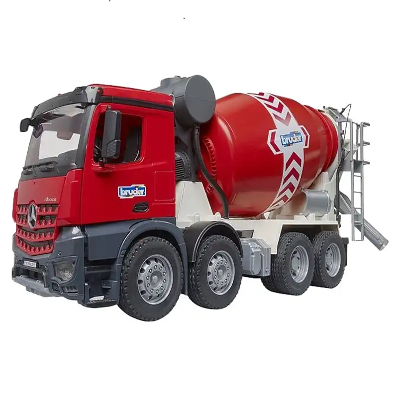 ماشین بازی برودر مدل کامیون میکسر سیمان مرسدس بنز آروکس