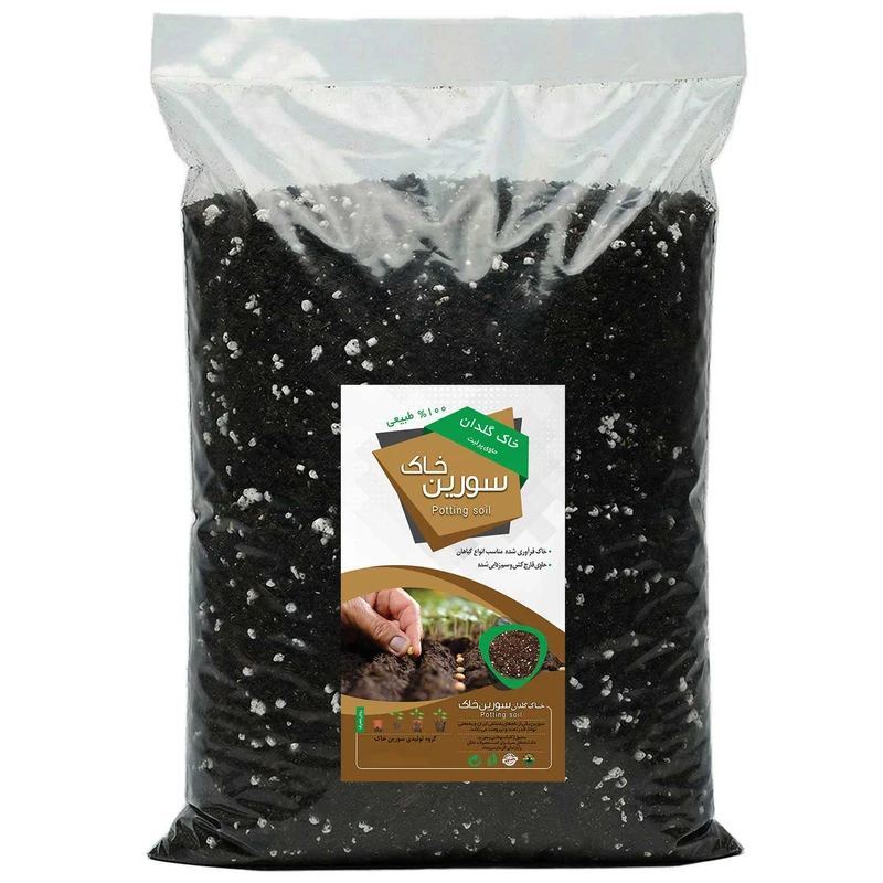 خاک گلدان سورین خاک مدل 10LT وزن 5 کیلوگرم