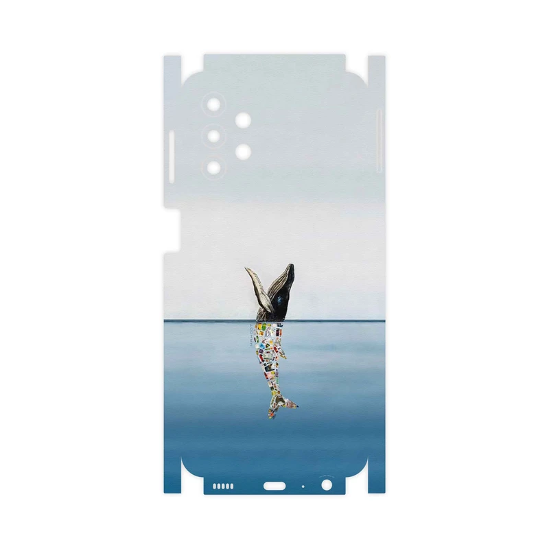 برچسب پوششی ماهوت مدل Collage of Sea Trash-FullSkin مناسب برای گوشی موبایل سامسونگ Galaxy A32 5G
