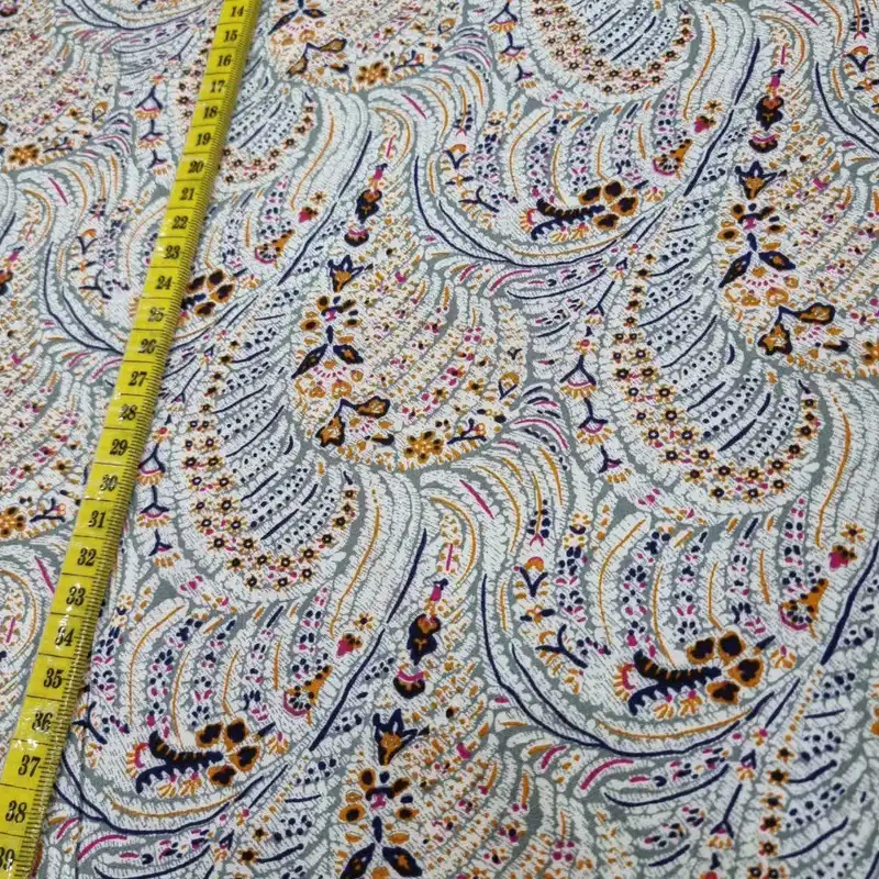 پارچه لباس مدل کودری نخی طرح سنتی