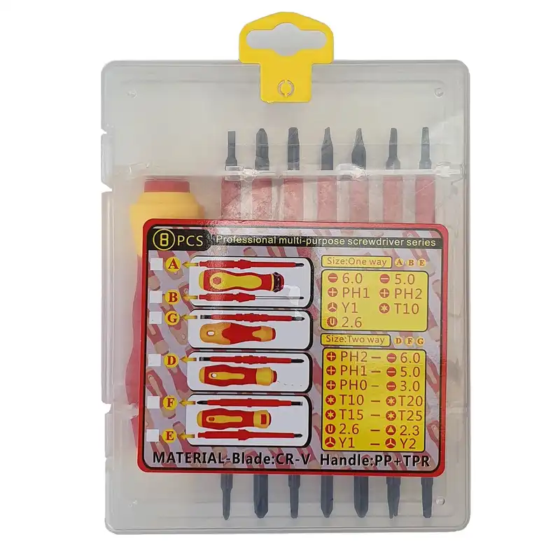 مجمموعه 8 عددی پیچ گوشتی جولی مدل RC-V