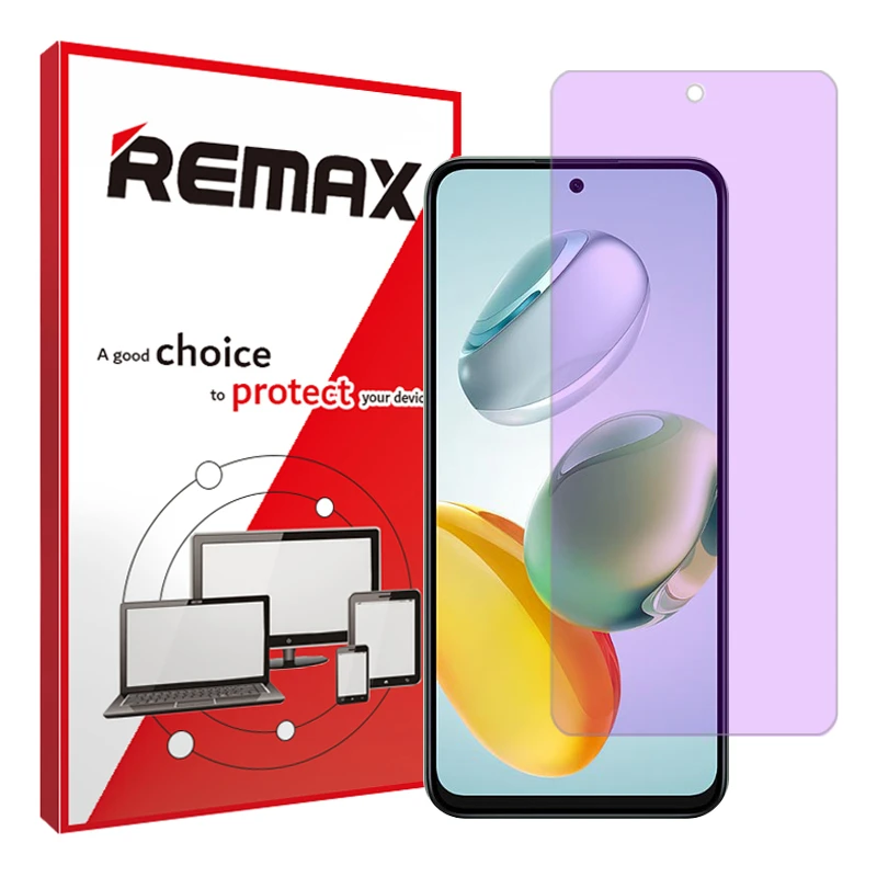 محافظ صفحه نمایش ضد اشعه بنفش ریمکس مدل Resistant‌ مناسب برای گوشی موبایل آنر X7c
