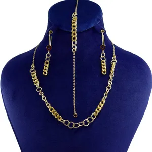 نیم ست طلا 18 عیار زنانه کانیار گالری کد N1473
