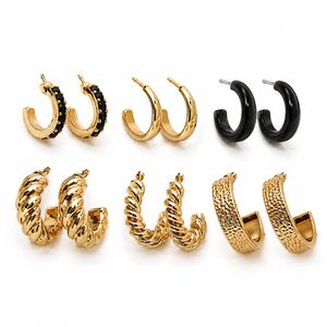 گوشواره زنانه آی ام مدل L-EA-9811 بسته 6 عددی
