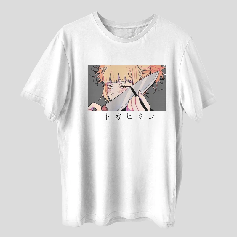 تی شرت آستین کوتاه دخترانه مدل انیمه ای کد  anm325