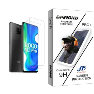 JF Diamond Glass MIX002 Screen Protector For Xiaomi Poco M2 Pro Pack Of 2