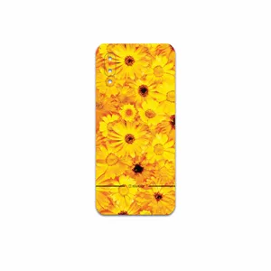 MAHOOT Yellow-Flower Cover Sticker for Samsung Galaxy M02