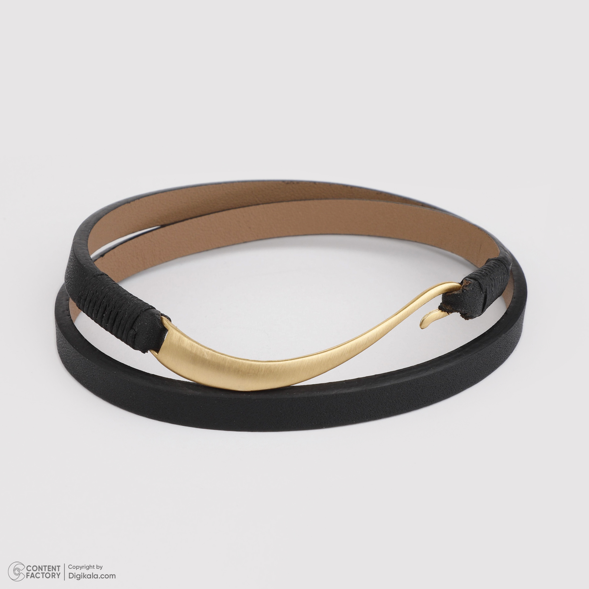 دستبند طلا 18 عیار مردانه تاج مدل G105 -  - 2