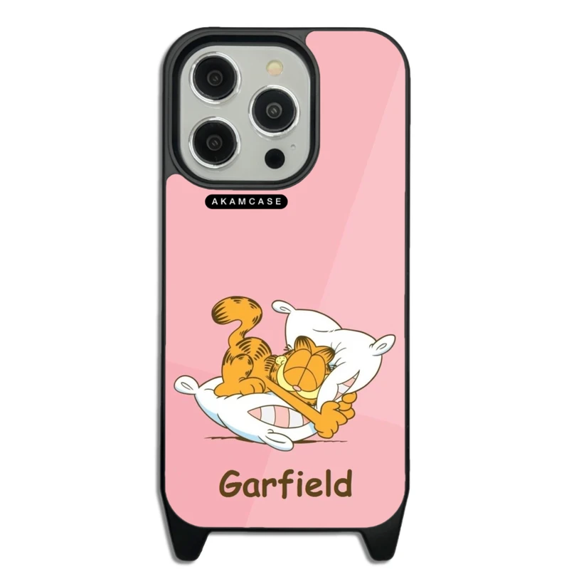 کاور آکام مدل AMC-WLA15PRO-GARFIELD5 مناسب برای گوشی موبایل اپل iPhone 15 Pro