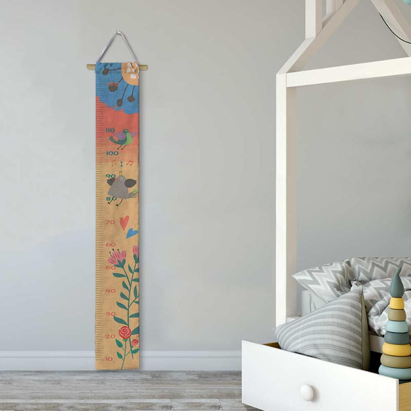 متر اندازه گیری کودک شمسه نگار مدل DTB428 طرح گل