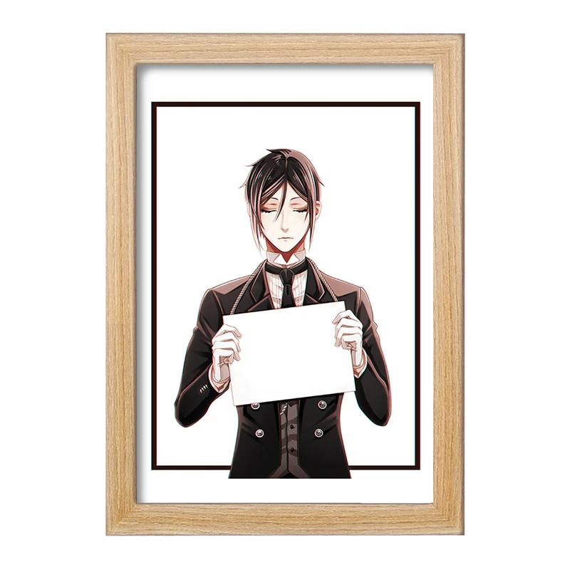 تابلو خندالو مدل سباستین انیمه خادم سیاه Black Butler  کد 16347