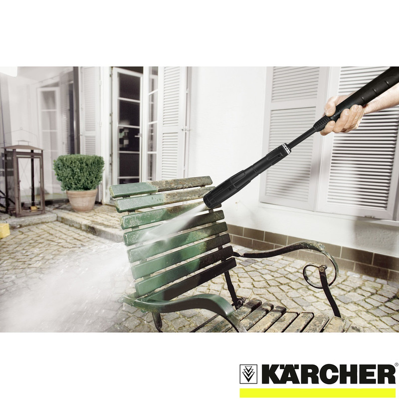 کارواش کرشر مدل K 4 Compact Home Kit به همراه نازل کف شوی و محلول شوینده