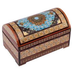 جعبه جواهرات خاتم کاری گالری گوهران مدل 618