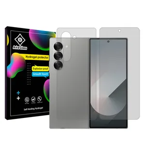 Arka Glass Tough model transparent screen protector suitable for Samsung Galaxy Z Fold6 Mobile phone Along with the phone back protector