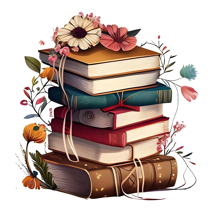 استیکر پارچه و لباس پاد آفرین مدل کارتونی طرح کتاب کد S4091