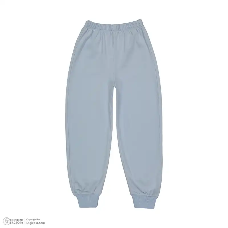 ست هودی و شلوار بچه گانه مادر مدل kevin رنگ آبي آسماني