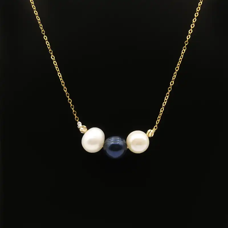 گردنبند طلا 18 عیار زنانه کاپانی مدل kn068