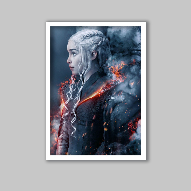 تابلو مدل سریال بازی تاج و تخت Game of Thrones کد LA-G10733
