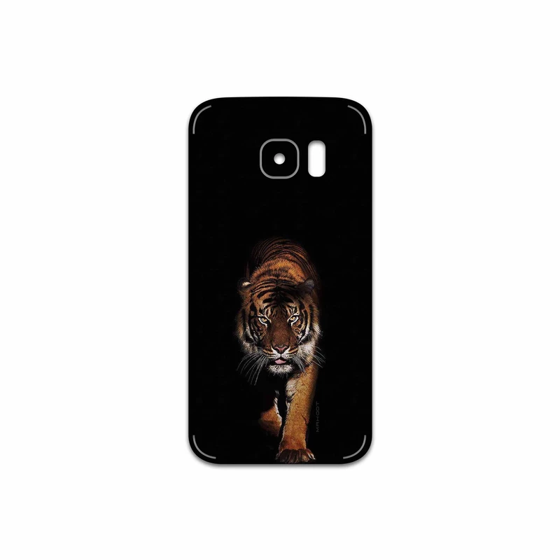 برچسب پوششی ماهوت مدل Wild Tiger مناسب برای گوشی موبایل سامسونگ Galaxy S7
