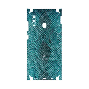 MAHOOT Blue Snake Skin-FullSkin Cover Sticker for Samsung Galaxy M10s