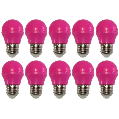 لامپ ال ای دی 3 وات پارس نیرو مدل رنگی پایه E27 بسته 10 عددی