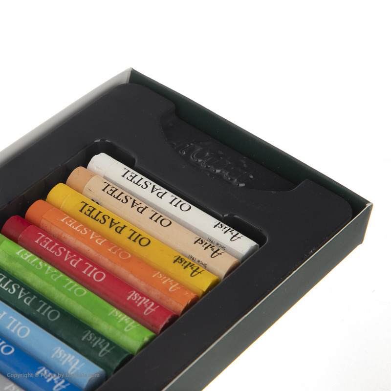 پاستل 12 رنگ آریا مدل ARTIST کد 2601