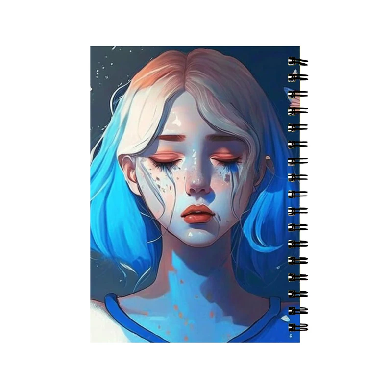 دفتر مشق 60 برگ طرح دخترونه فانتزی کد D-10018