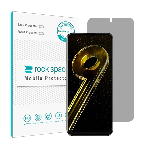 محافظ صفحه نمایش حریم شخصی راک اسپیس مدل HyPRV مناسب برای گوشی موبایل ریلمی 9i 5G