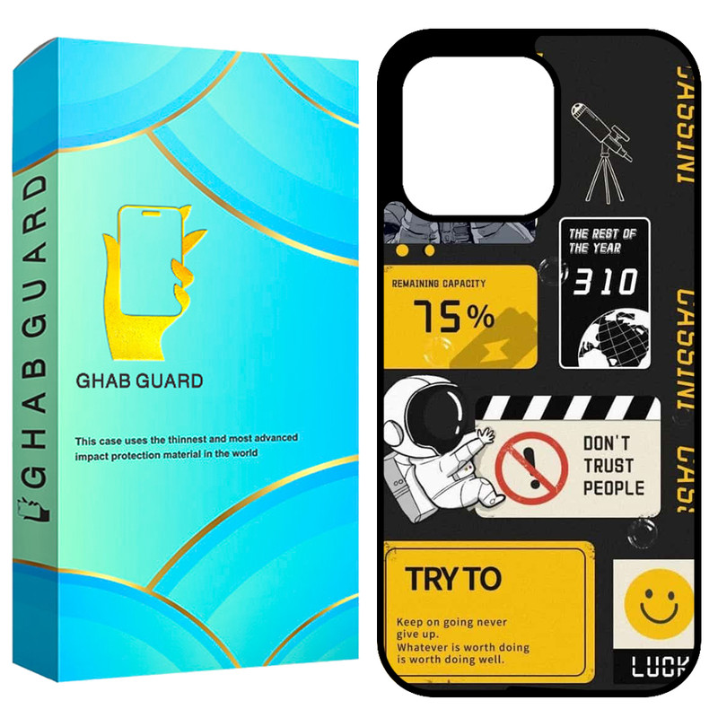  کاور قاب گارد طرح فضانورد مدل GCHP13P مناسب برای گوشی موبایل اپل iPhone 13 Pro