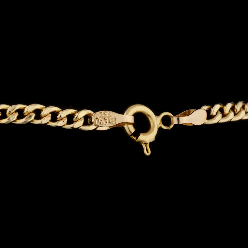 زنجیر طلا 18 عیار زنانه طلای مستجابی مدل 40110