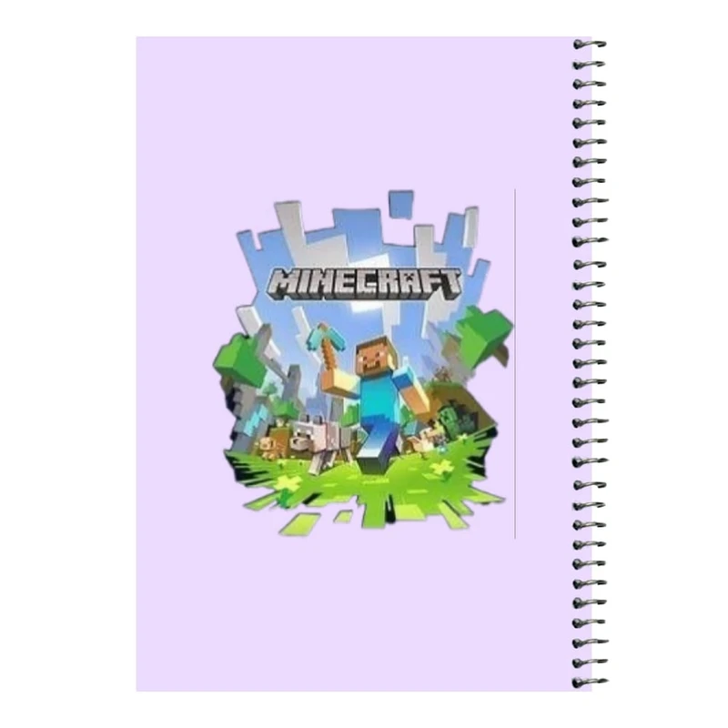 دفتر مشق 80 برگ اس جی مدل ماینکرفت کد۱۴   