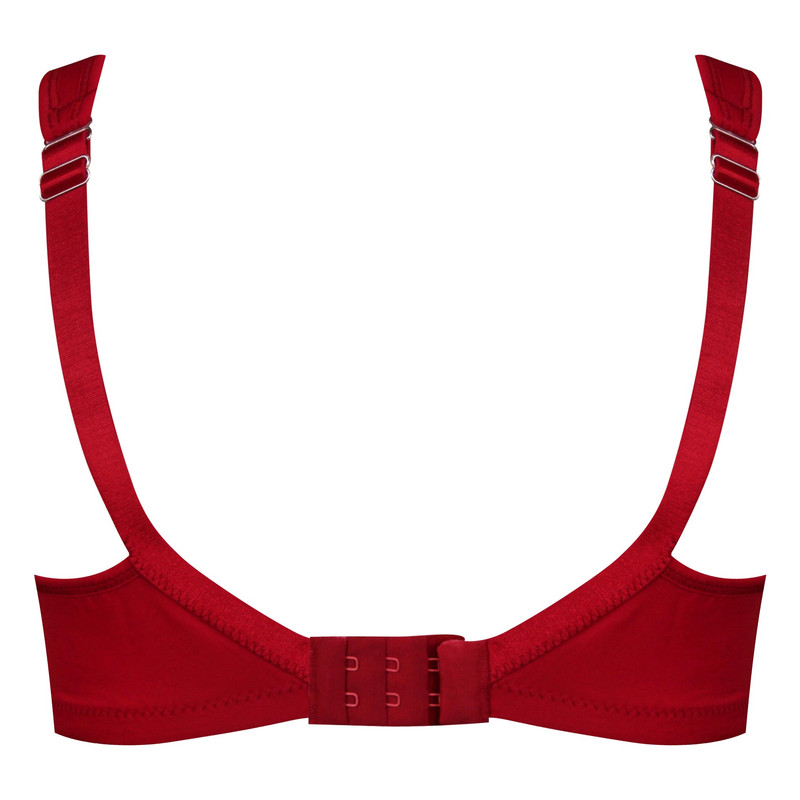 سوتین زنانه اما مدل بدون فنر کد 4929-3022 رنگ قرمز