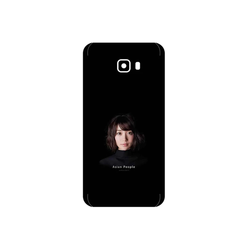 برچسب پوششی ماهوت مدل Portrait of an Asian Woman مناسب برای گوشی موبایل سامسونگ Galaxy C7 Pro