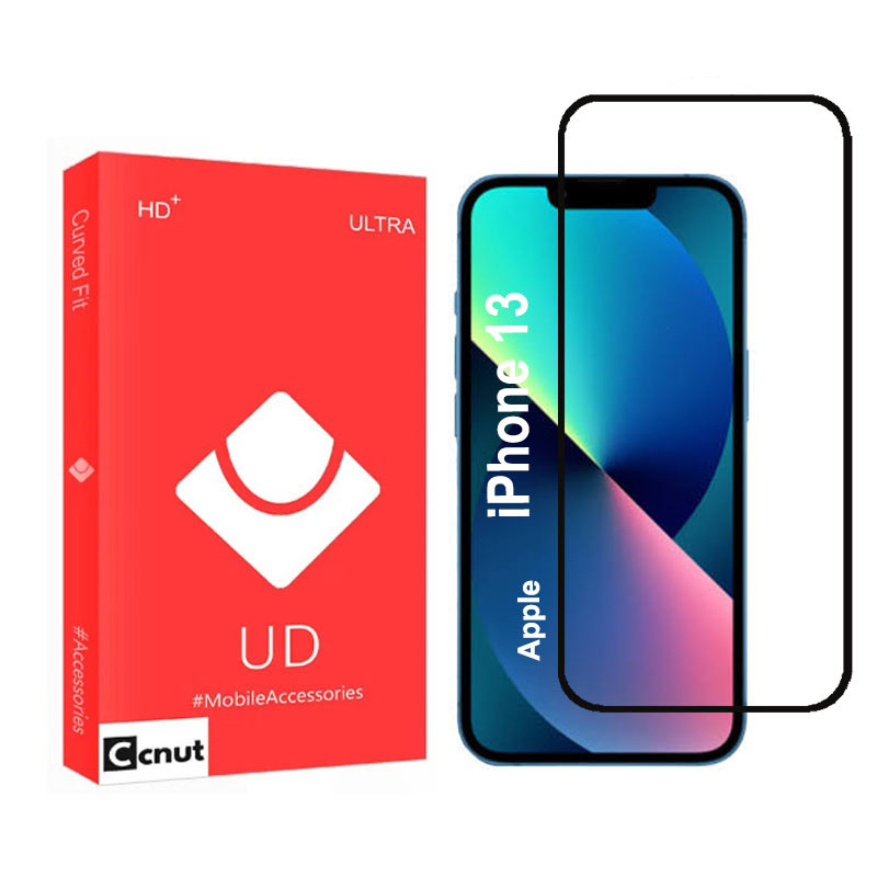 محافظ صفحه نمایش شیشه‌ای کوکونات مدل VWK-UDR مناسب برای گوشی موبایل اپل iPhone 13