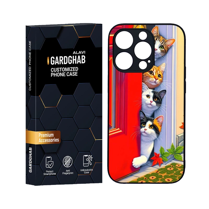 کاور گارد قاب علوی مدل دورژله ای فانتزی مناسب برای گوشی موبایل اپل iPhone 14 Pro