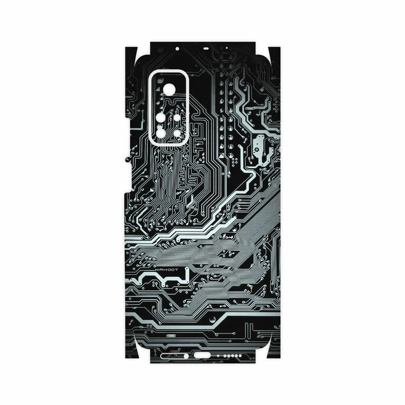 برچسب پوششی ماهوت مدل Black-Printed-Circuit-Board-FullSkin مناسب برای گوشی موبایل شیائومی Mi 10T Pro 5G