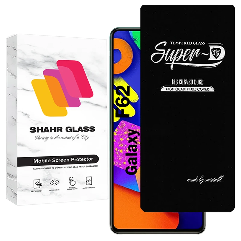 محافظ صفحه نمایش شهر گلس مدل SUPERDNSH مناسب برای گوشی موبایل سامسونگ Galaxy F62