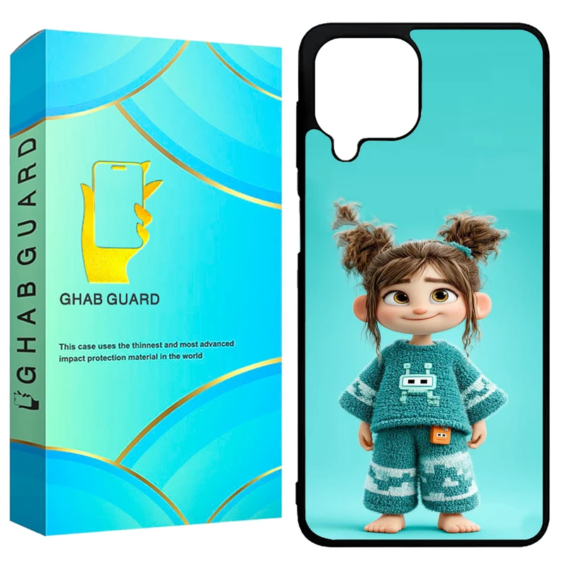 کاور قاب گارد طرح دختر مدل GCHPA224 مناسب برای گوشی موبایل سامسونگ Galaxy A22 4G / M22 4G / M32 4G