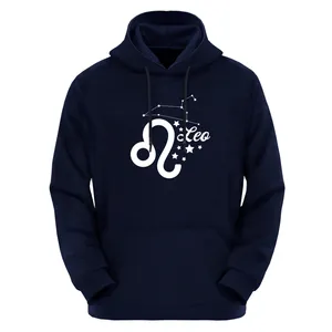 هودی زنانه مدل ماه مرداد کد D12 رنگ سرمه ای