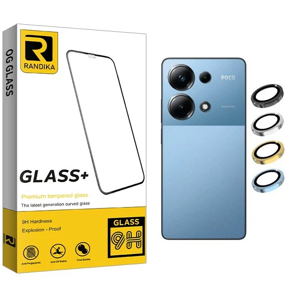 محافظ لنز گوشی راندیکا مدل RK Ringi مناسب برای گوشی موبایل شیائومی Poco M6 Pro 4G