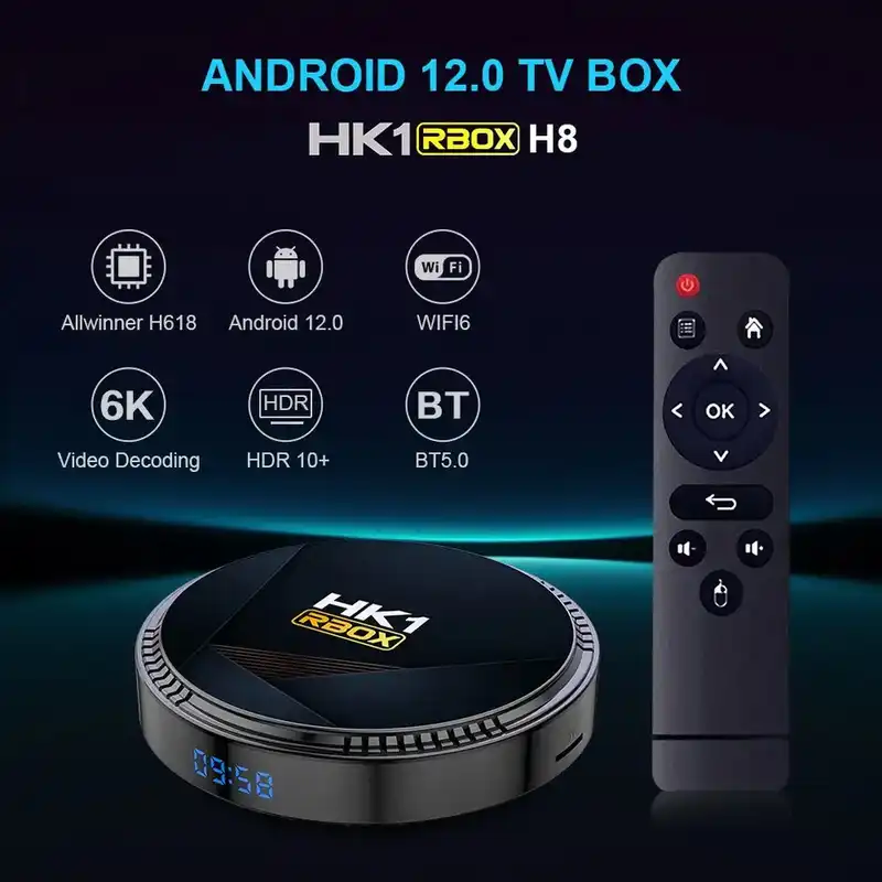 اندروید باکس مدل HK1 RBOX H8