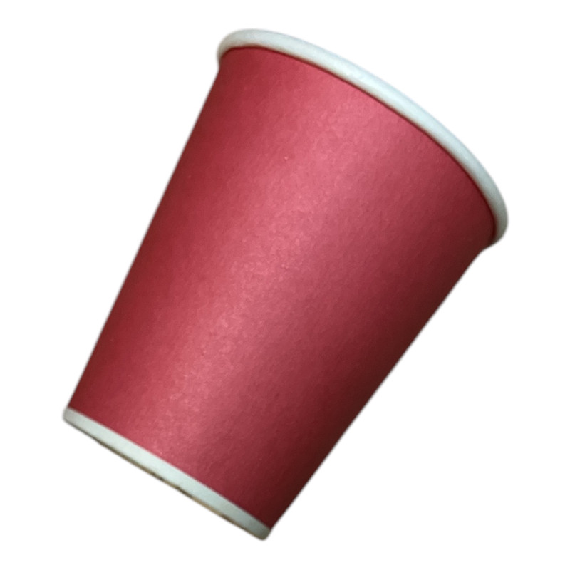 لیوان یکبار مصرف کاغذی مدل ساده بسته 100 عددی