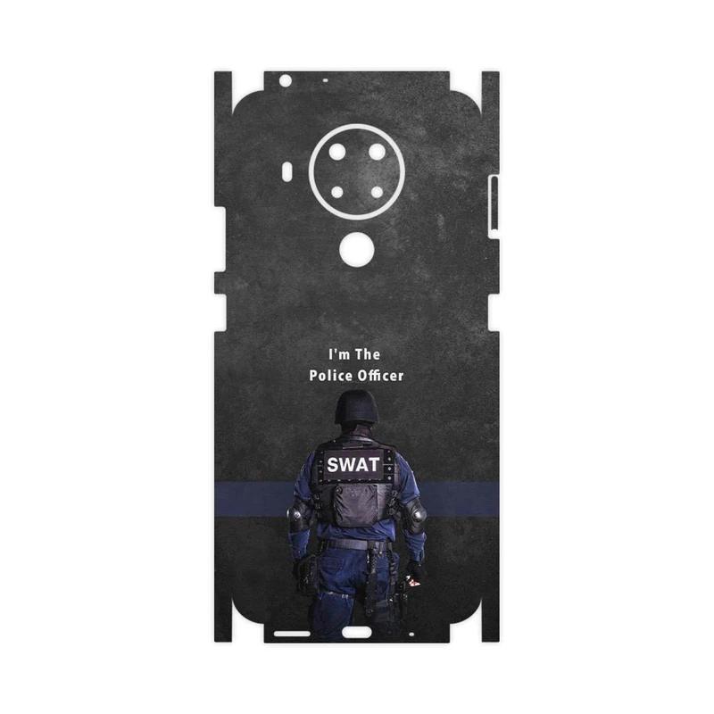 برچسب پوششی ماهوت مدل Police Officer-FullSkin مناسب برای گوشی موبایل نوکیا 5.4