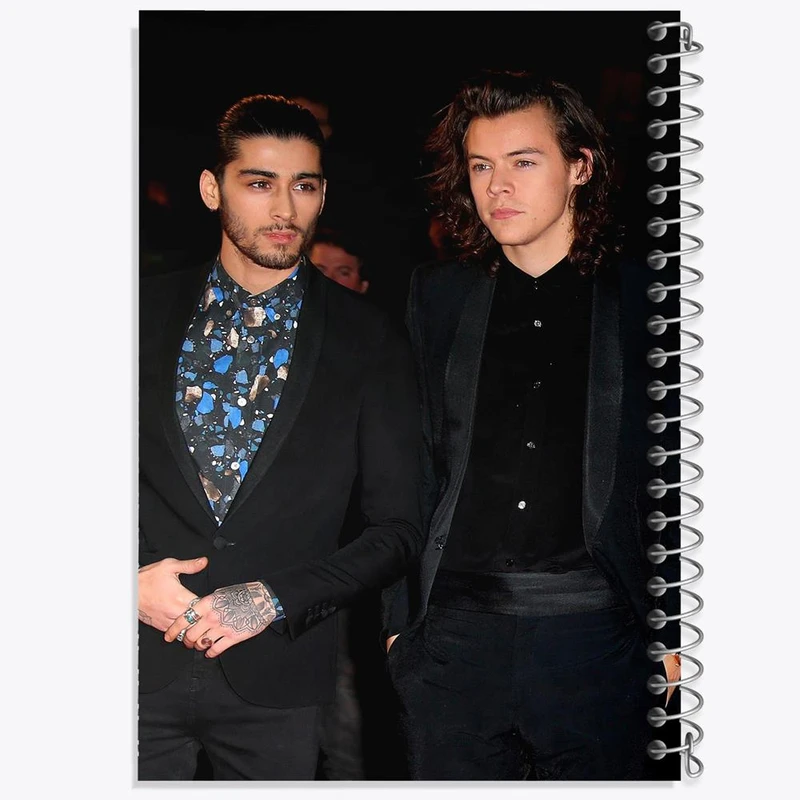 دفتر مشق 100 برگ خندالو طرح هری و زین گروه موسیقی وان دایرکشن One Direction کد 18929