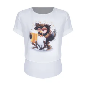 بلوز زنانه مدل کیمیا طرح لی فور جغد شرور