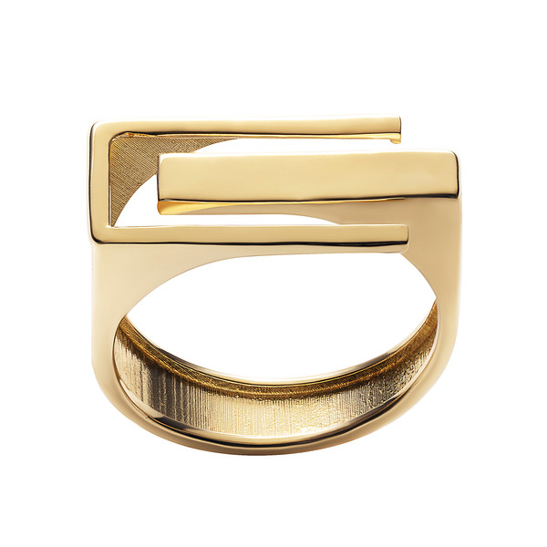 انگشتر طلا 18 عیار زنانه جواهری سون مدل 3347